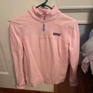 Pink vineyard vines 1/4 zip